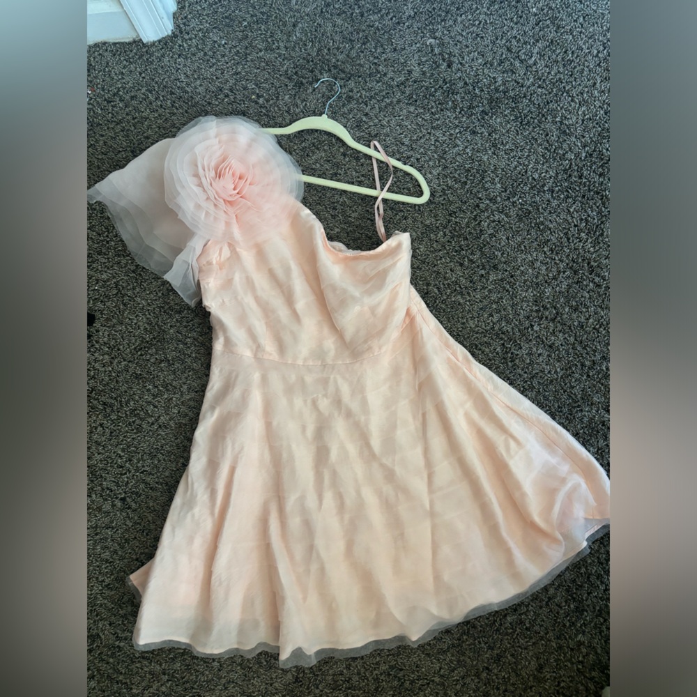 NWT Mauve Anthropologie mono sleeve dress